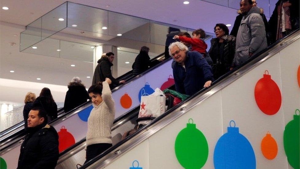 Macy's escalator