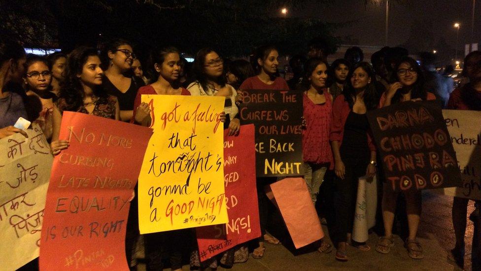 Students march