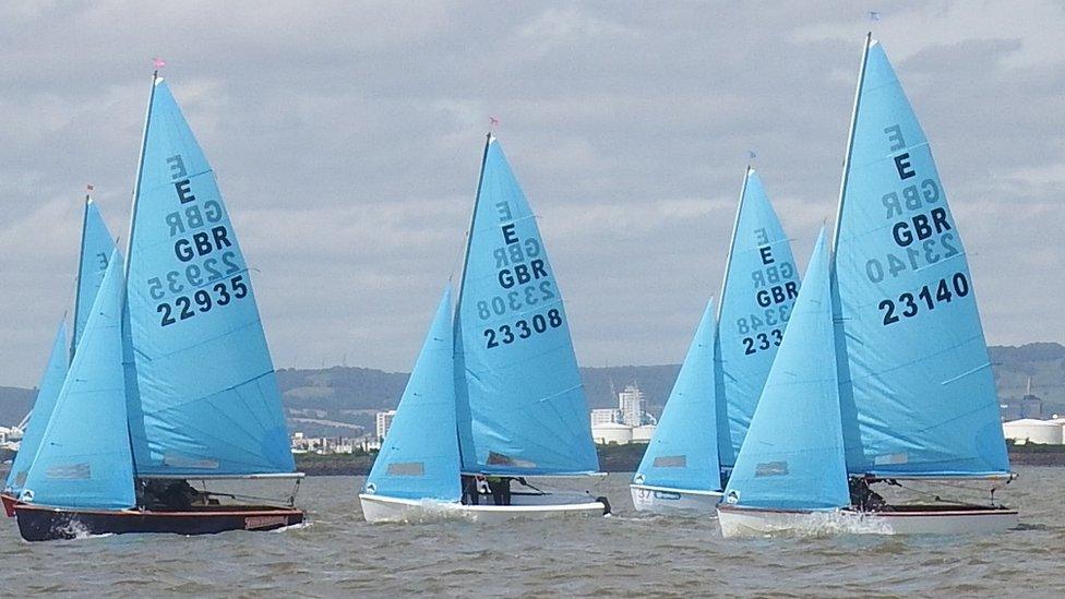 Severnside Championships, hosted by Penarth Yacht Club, as shot by Tracey Dunford on the Bristol Channel