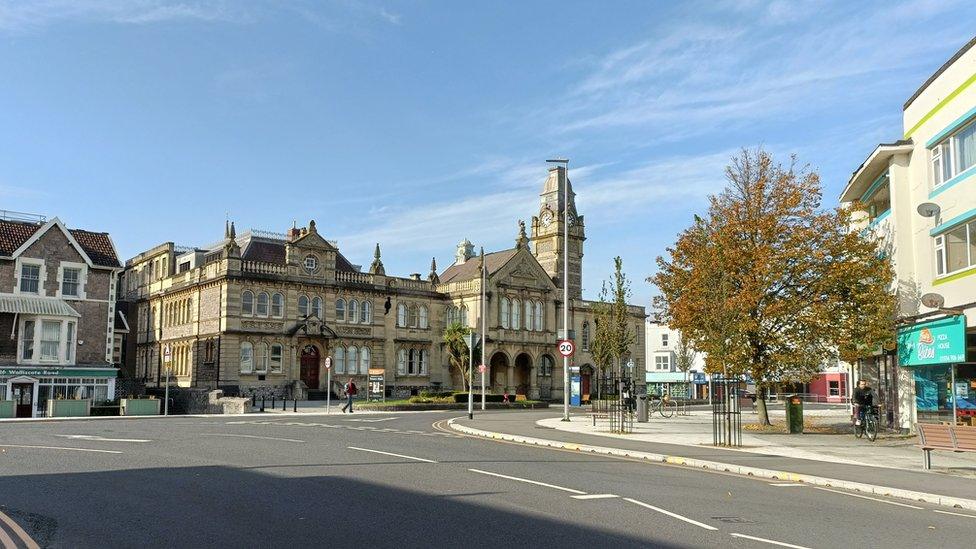 Weston-super-Mare town hall, where North Somerset Council meets