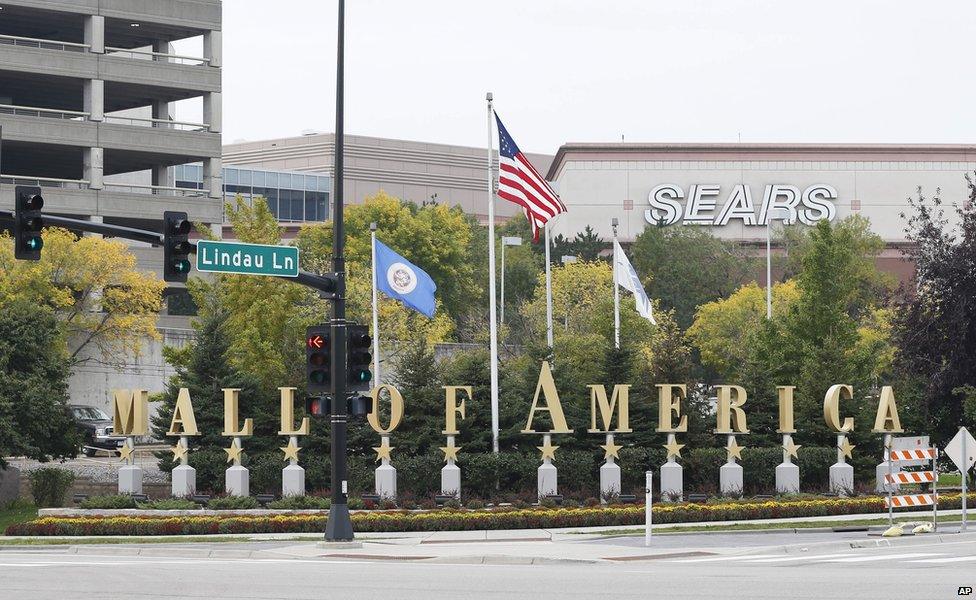 The Mall of America in Minnesota