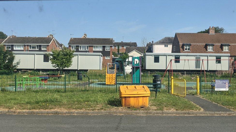 Lorries stuck in Sible Hedingham