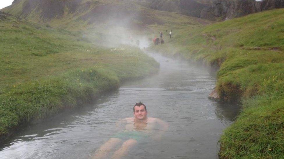 Jake Rankine in Iceland