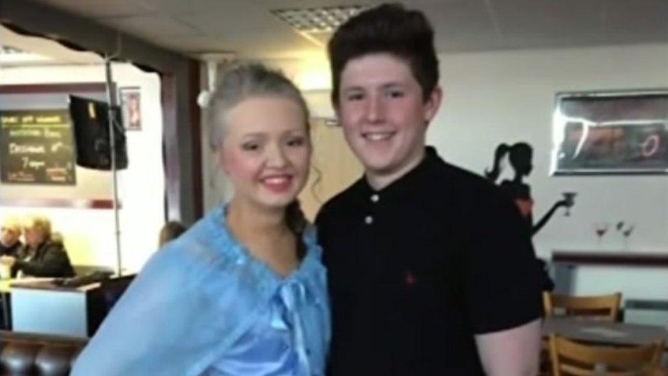 Liam Curry and Chloe Rutherford