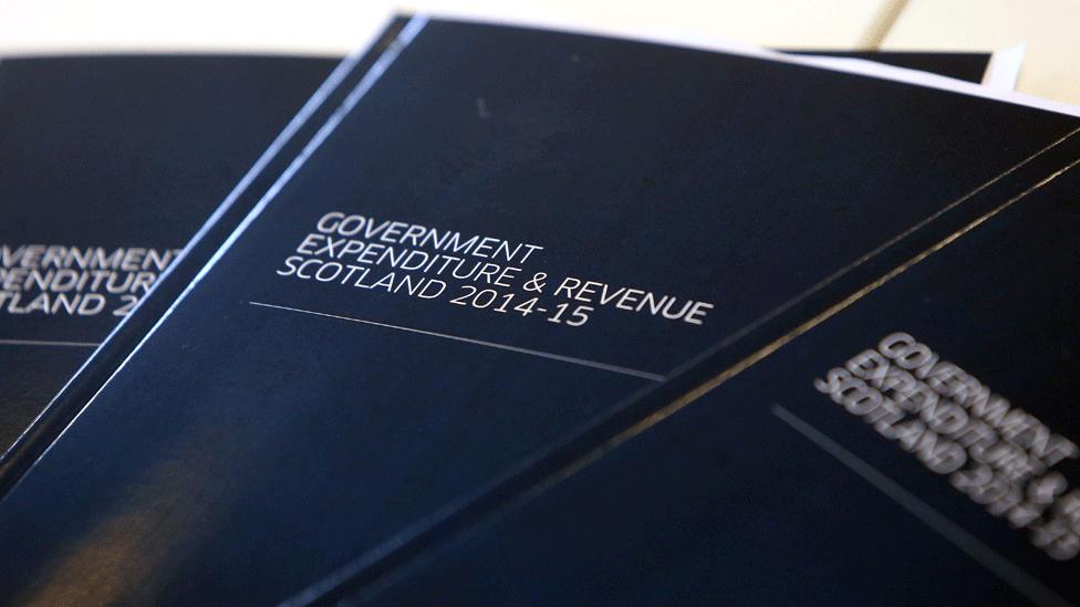 The GERS report - Government Expenditure and Revenue Scotland