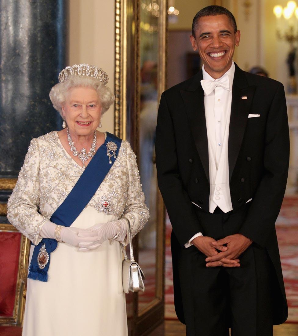 The Queen and President Obama in May 2011