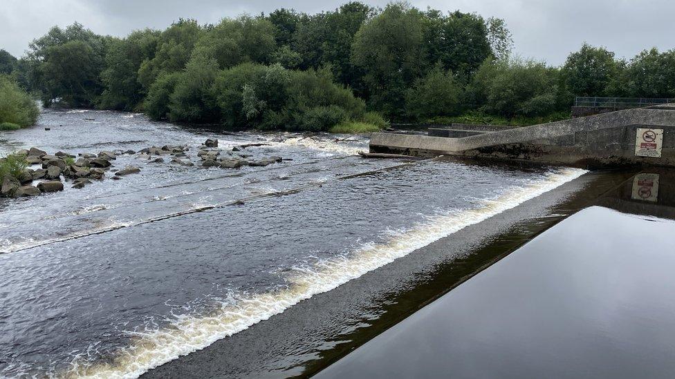 The weir at Broken Scar