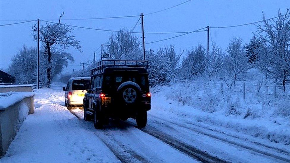 snow in South Lanarkshire