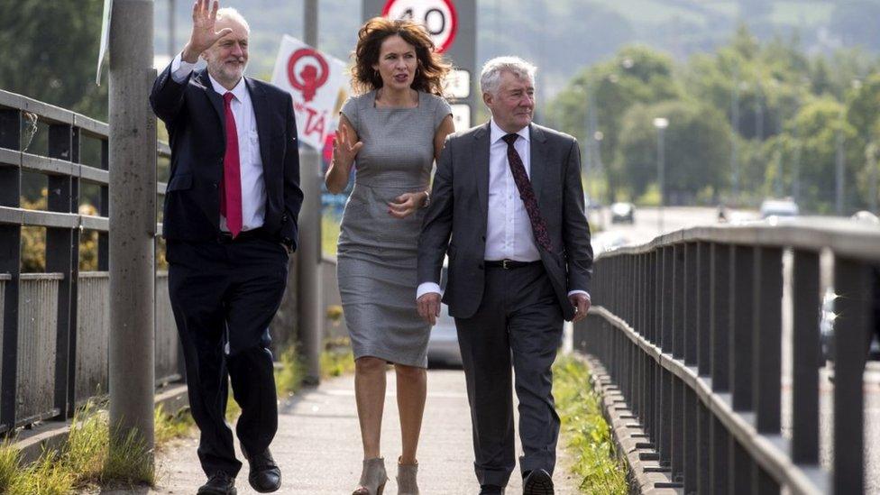 Sir Tony Lloyd MP visits the Irish border as Shadow Northern Ireland Secretary