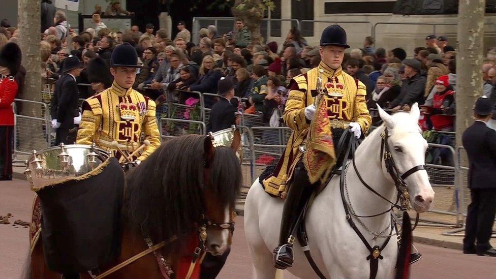 Apollo at the Queen's funeral