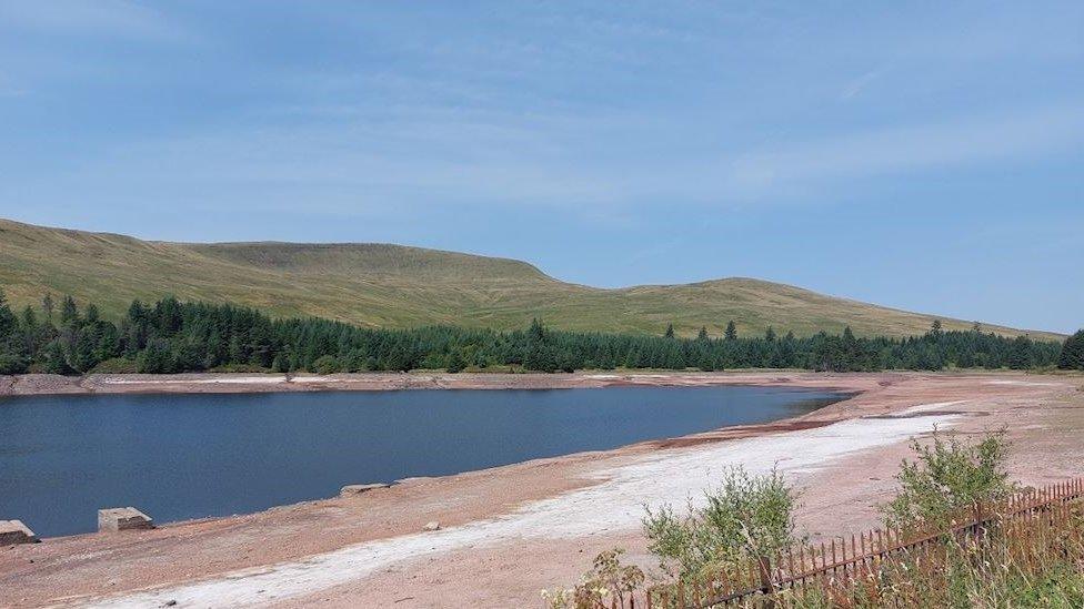 The Llys-y-Frân reservoir in Pembrokeshire