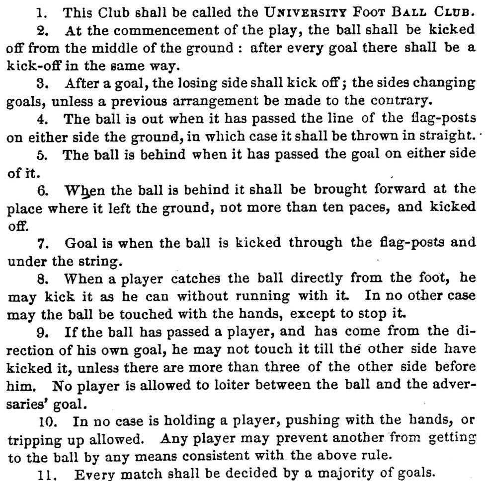 Football club rules