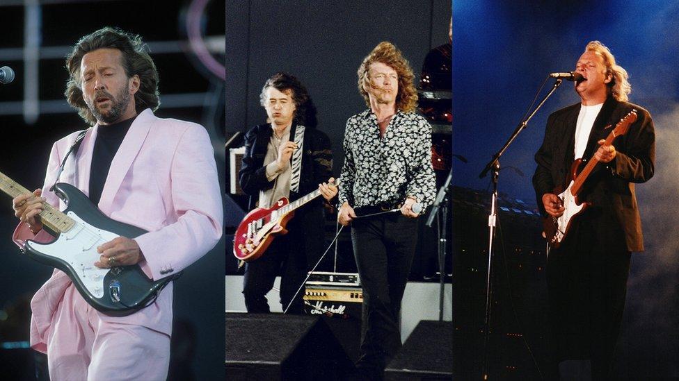 Knebworth performers