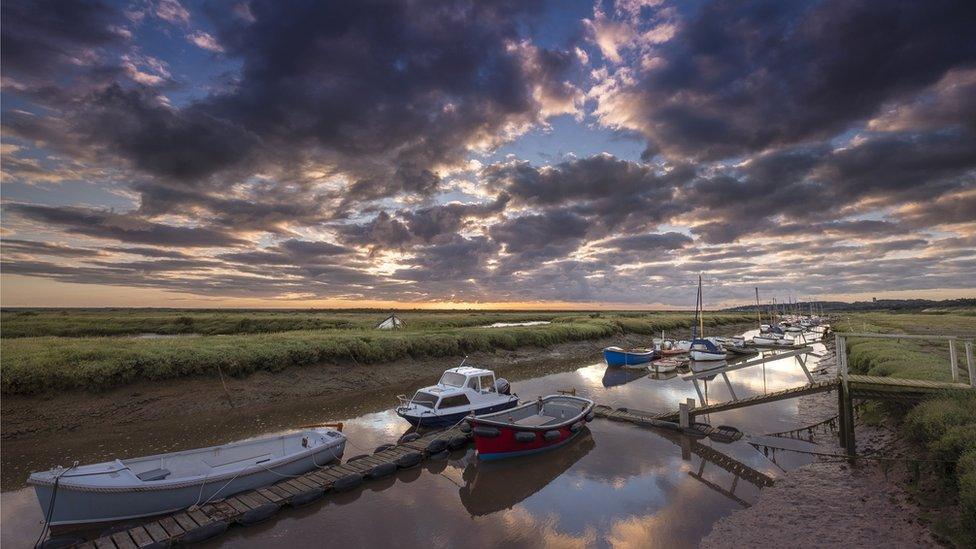 Morston Quay in Norfolk