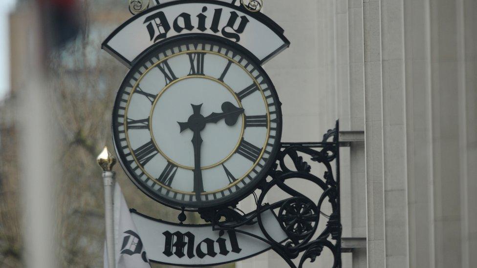 Daily Mail clock