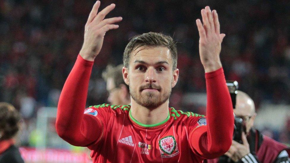 Wales midfielder Aaron Ramsey