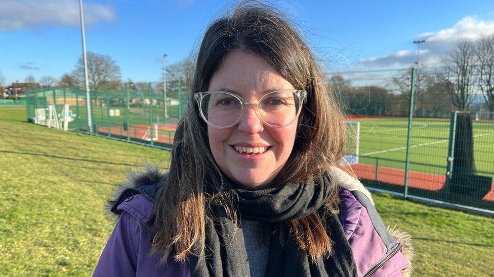 Cllr Federica Smith-Roberts, lead member for culture at Somerset Council, standing outside