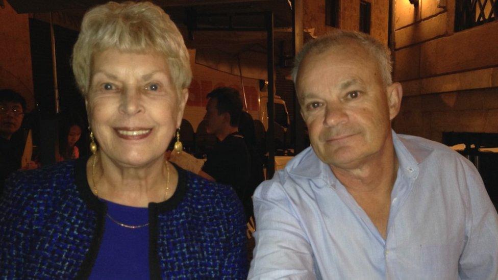 Ruth Rendell and her son Simon