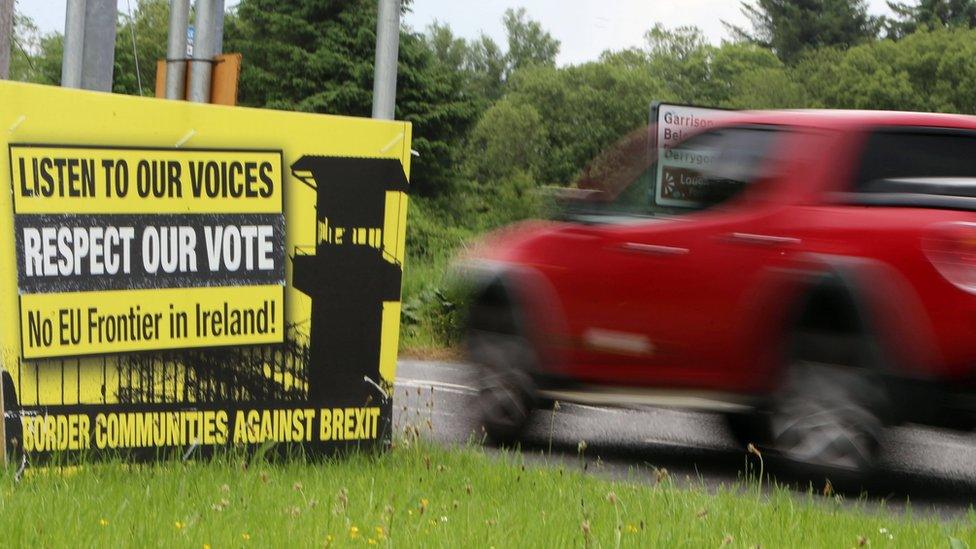 Irish border poster