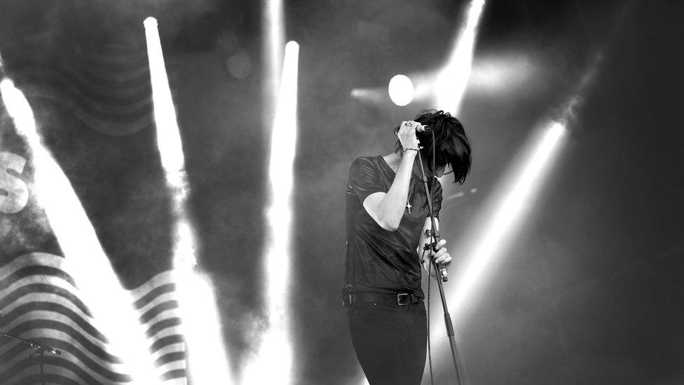 The Horrors on the Other Stage at Glastonbury in 2014