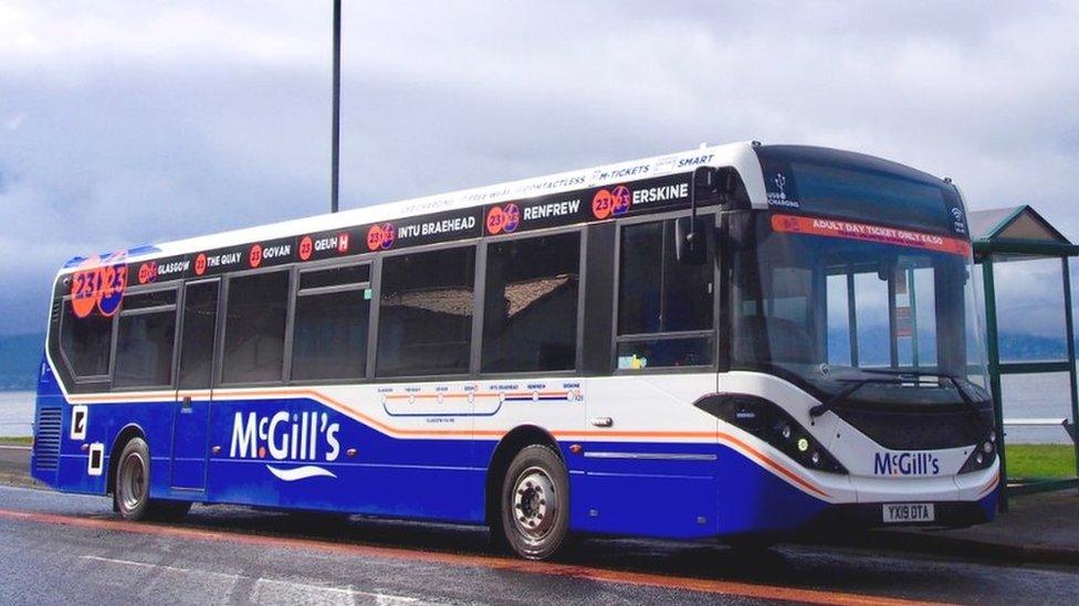 New McGill's bus