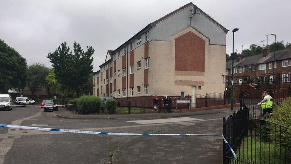 Police taped off St Ann's Well Road in Nottingham