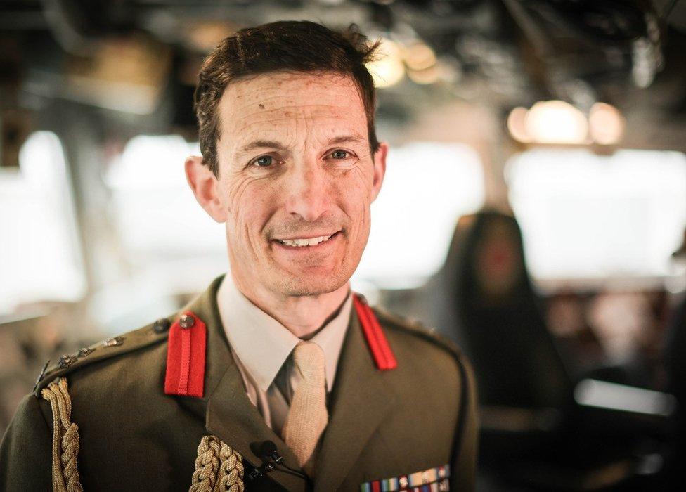 Brigadier Andy Muddiman, HMS Montrose