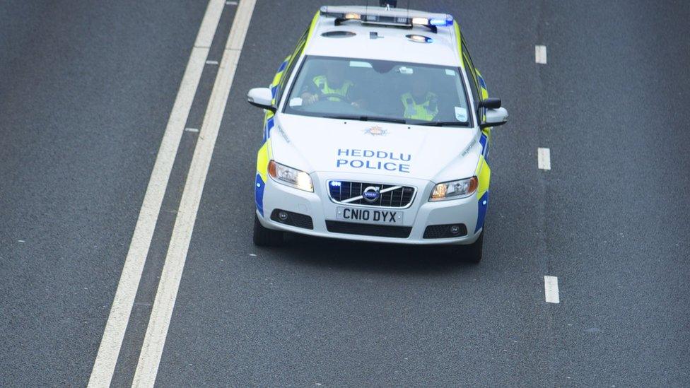 A Gwent Police car