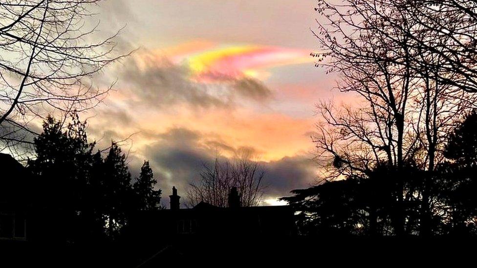 Rainbow cloud