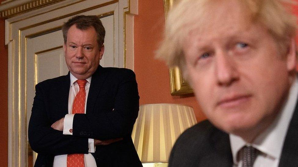 Lord (David) Frost and Boris Johnson