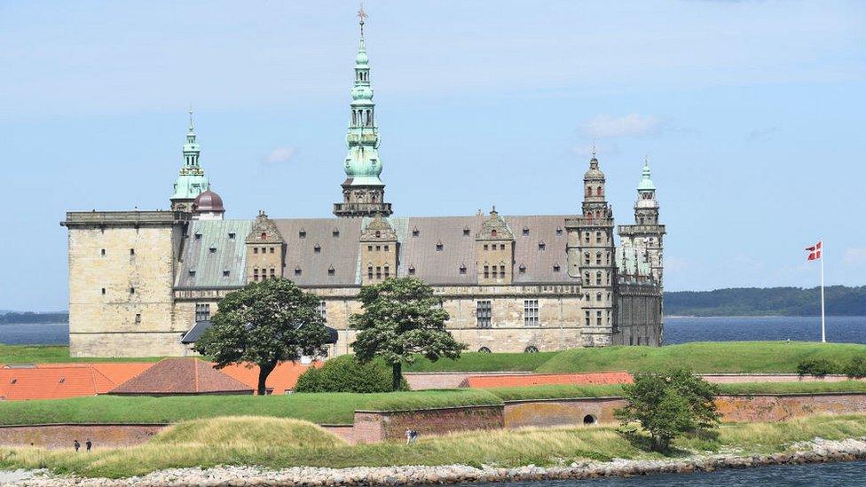 Kronborg Castle in Helsingor, Denmark