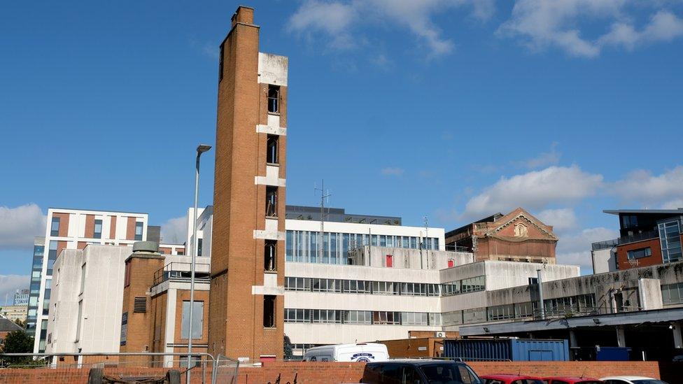 The former Avon Fire and Rescue base at Temple Back