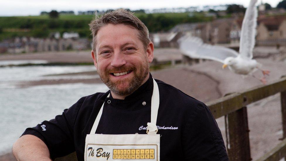 Calum Richardson at Stonehaven Bay