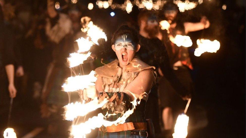 Torchlight procession