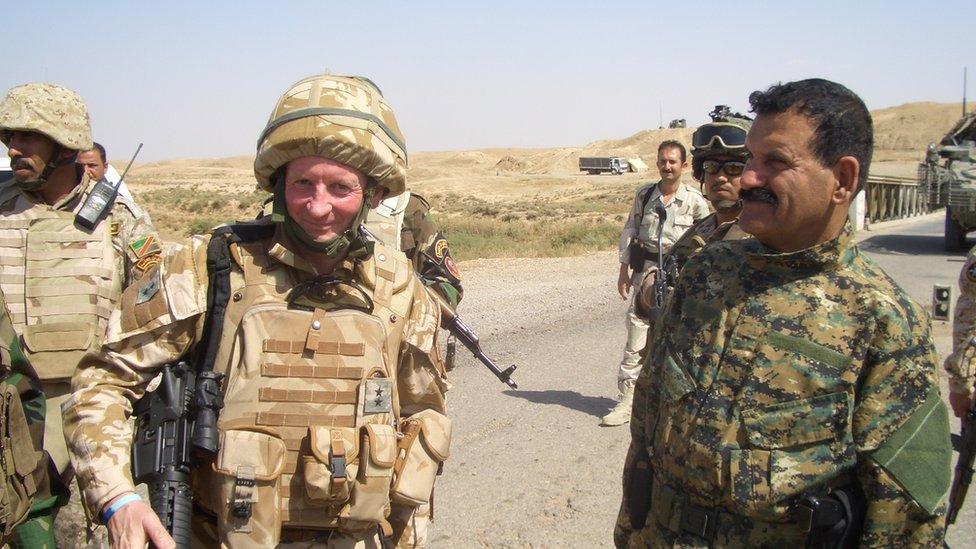 General Moore working on joint operations alongside the Iraqi Army