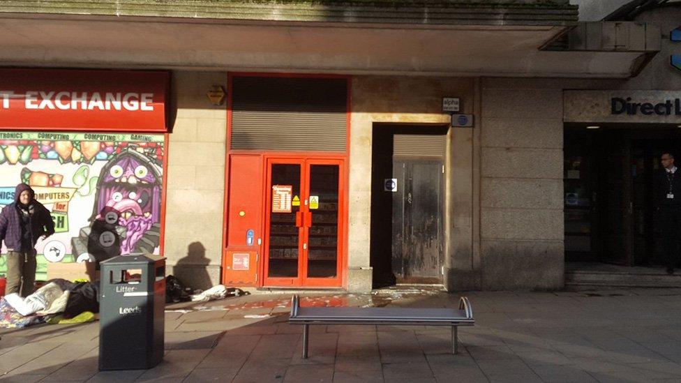 Picture of the water on the pavement