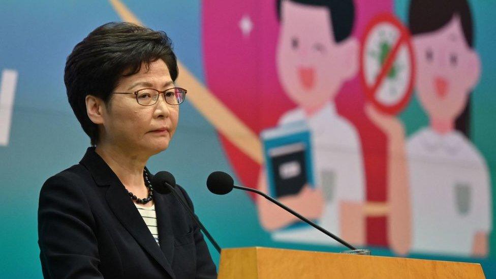 Hong Kong Chief Executive Carrie Lam