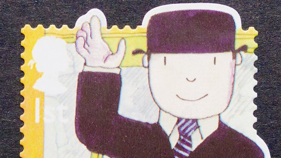 Mr Benn postage stamp