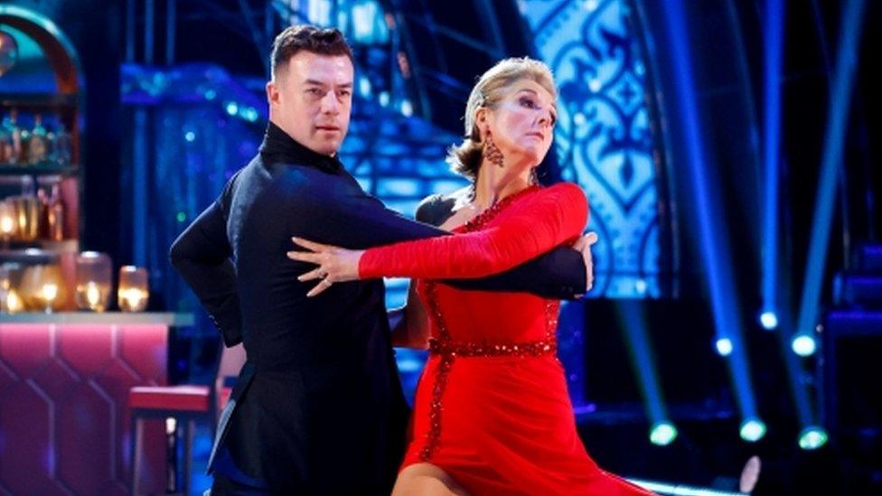 Kaye and Kai dancing in week one