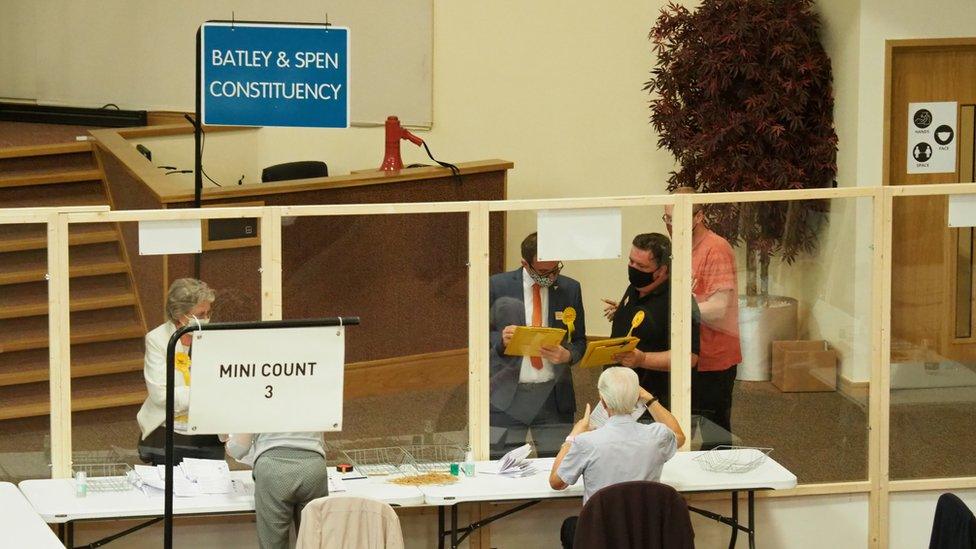 Batley & Spen Constituency count under way