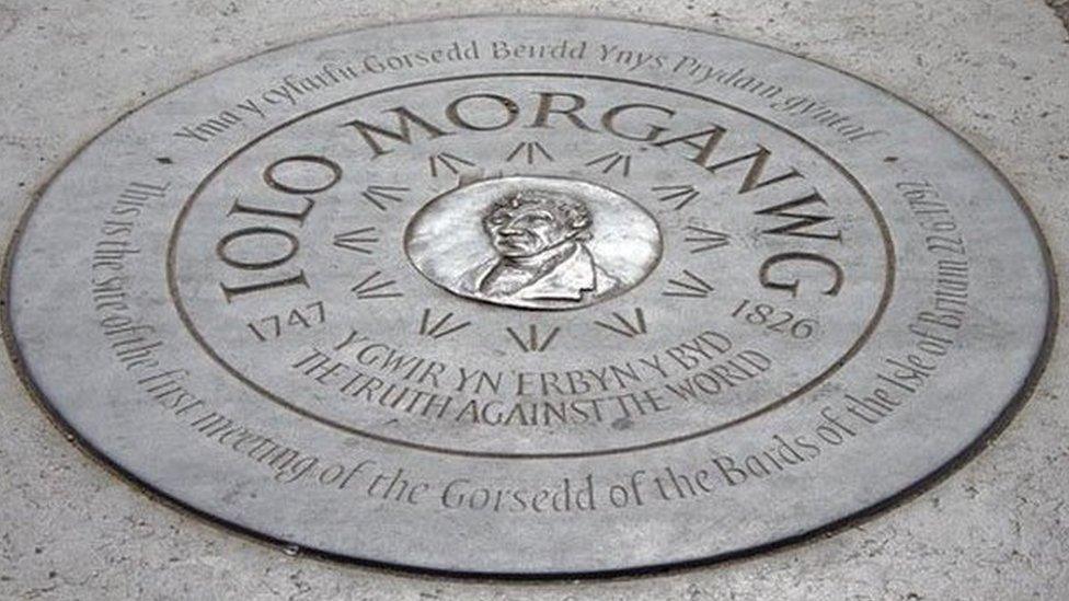 Iolo Morganwg memorial