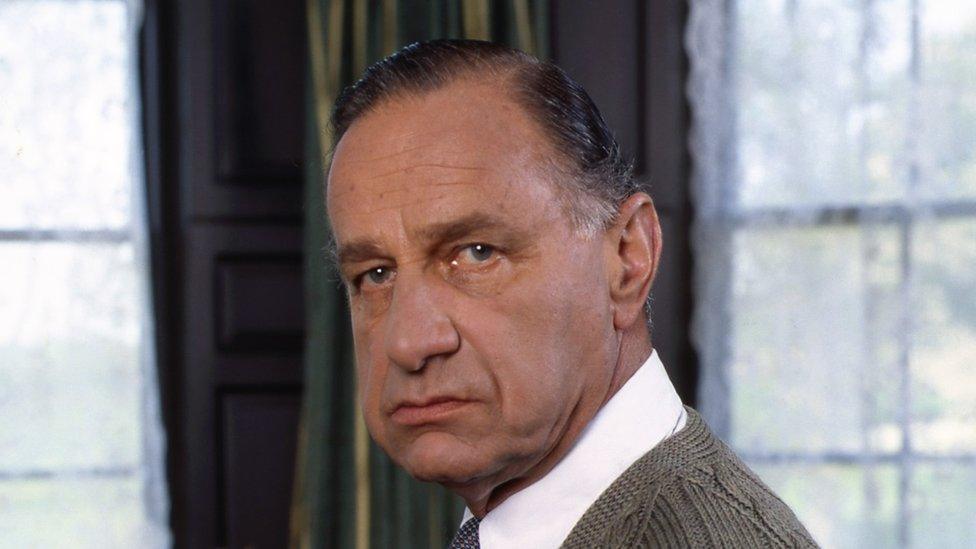 Geoffrey Palmer as he appeared in The Inspector Alleyn Mysteries