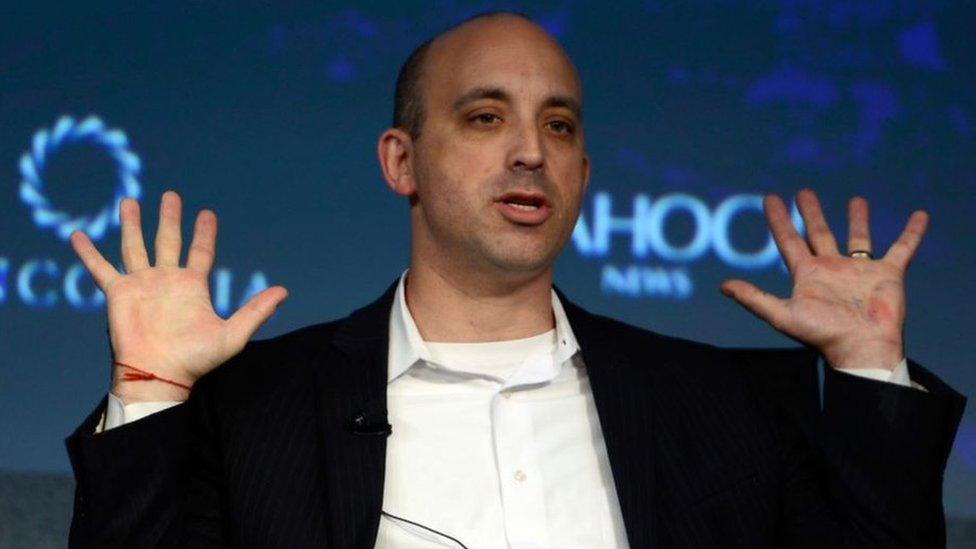 Director of the Anti-Defamation League Jonathan Greenblatt speaks during the 2015 Concordia Summit in New York on October 2, 2015.