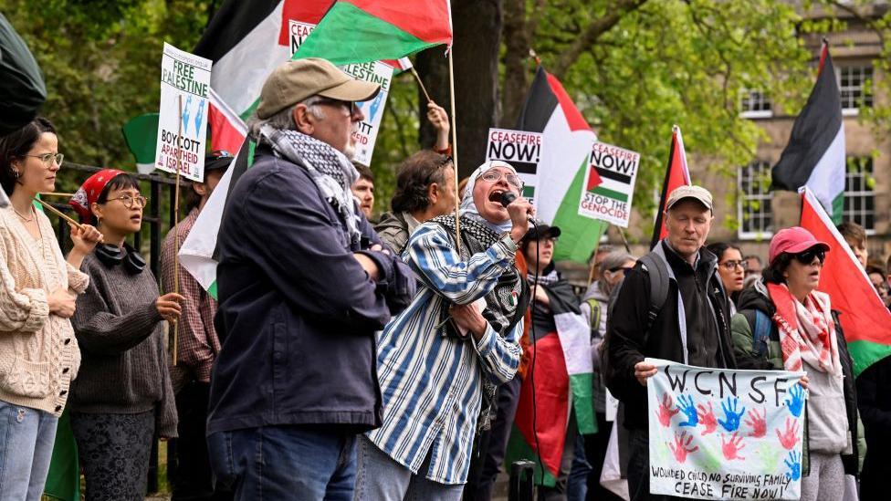 Gaza protest edinburgh 