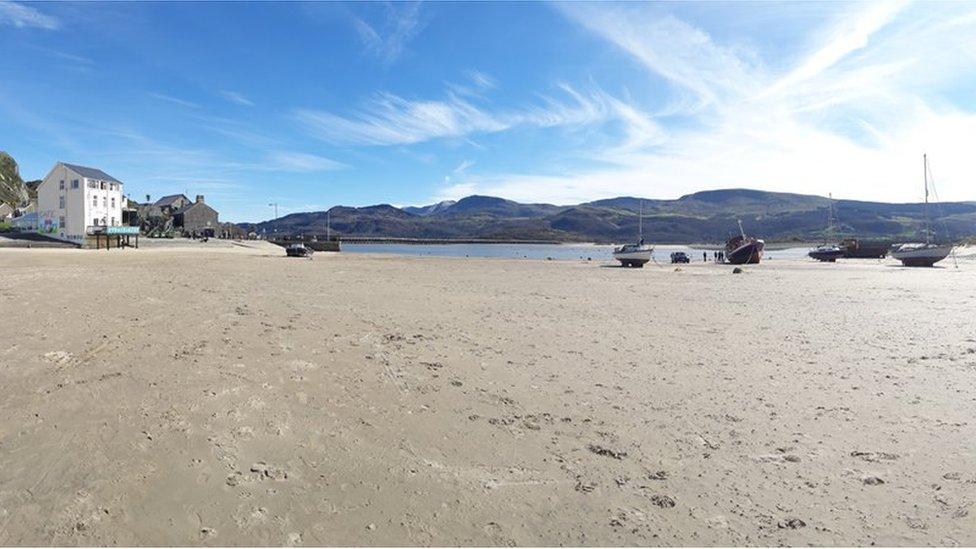 Barmouth Bay in Gwynedd