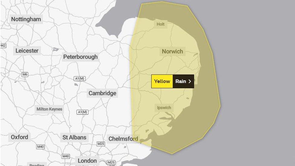 Met Office map