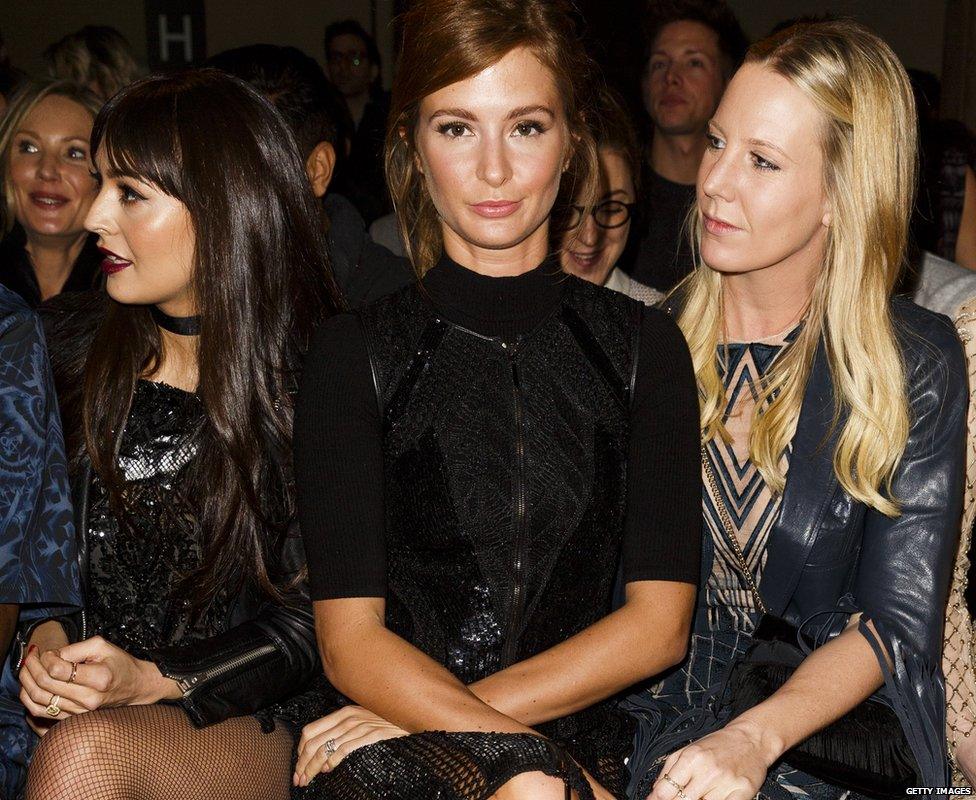 Millie Mackintosh at London Fashion Week