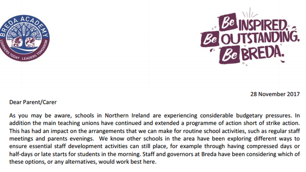 Breda Academy letter