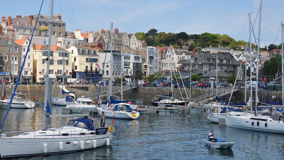 St Peter Port harbour