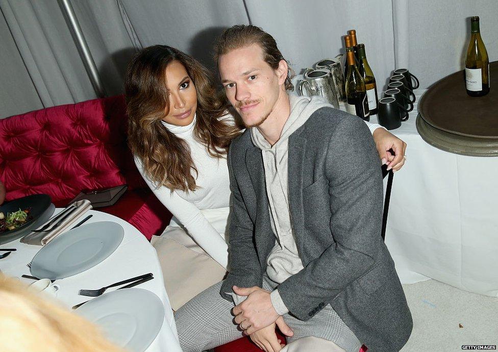 Naya Rivera and Ryan Dorsey